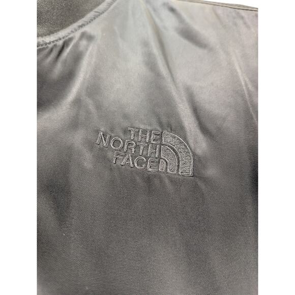 North Face Bomber Jacket Women S Black Athleisure Preppy Stylish Cozy Outerwear - Picture 3 of 12
